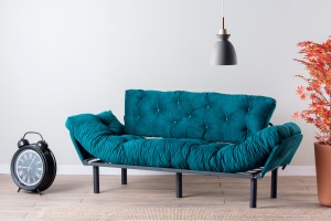 Canapea Extensibila Nitta Triple - Petrol Green - Img 1