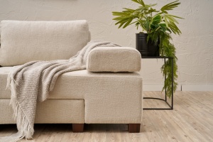Canapea Extensibila Perenna Chenille - Cream - Img 4
