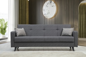 Canapea Extensibila Polya - Dark Grey - Img 1