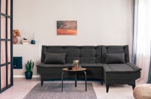 Canapea Extensibila Santo-S - Anthracite - Img 2