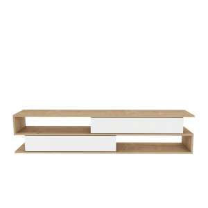 Comoda TV Cortez - Oak, White - Img 4