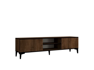Comoda TV Erem - Walnut, Black - Img 4