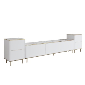 Comoda TV Imaj - Marble, White - Img 5