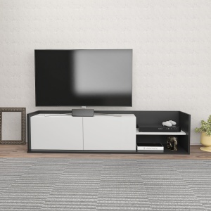 Comoda TV Krog - Anthracite, White - Img 1