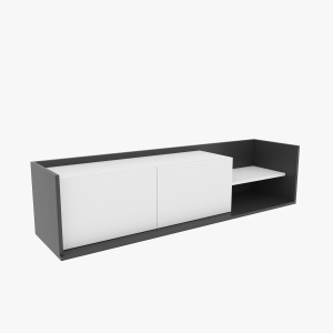 Comoda TV Krog - Anthracite, White - Img 5