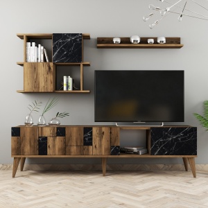 Comoda TV Madrid - Black - Img 1