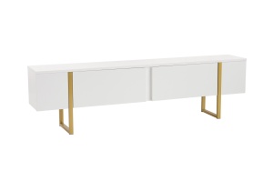 Comoda TV Serenity - White, Gold - Img 7