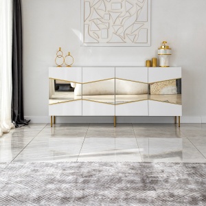 Consolă Nice - White, Gold - Img 1