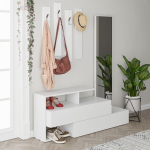 Dulap cu raft Ramda - White - Img 2