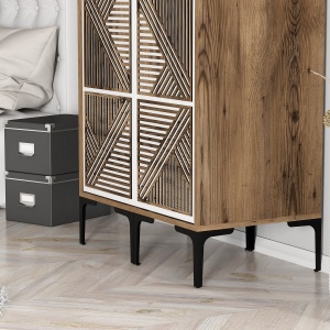 Dulap Kumsal PP - Walnut, White - Img 4