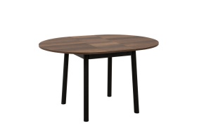 Masa Extensibila Oliver - Walnut, Black - Img 5