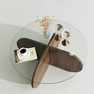 Masuta de cafea Bubble - Walnut - Img 5