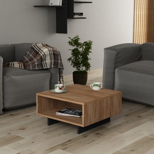 Masuta de cafea Hola - Oak, Anthracite - Img 1