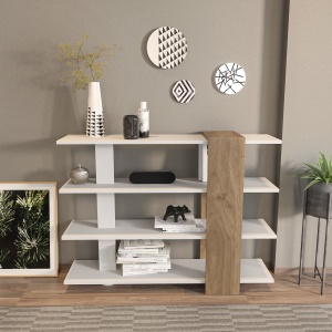 Raft Nur - White, Walnut - Img 1