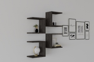 Raft perete Base - Anthracite - Img 2