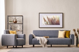 Set Canapea Noya Linen - Grey - Img 1