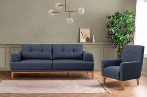 Set Canapea Vina Set - Dark Blue, Atlantic Pine - Img 2