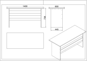 Set mobilier birou Vo19-Ba - Img 2