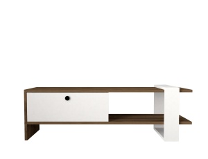 Set mobilier Gaye - Walnut, White - Img 7