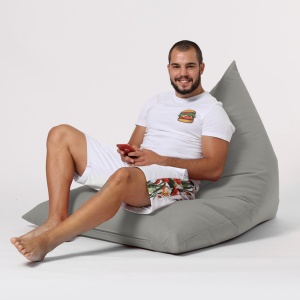 Bean Bag Pyramid Big Bed Pouf - Fume - Img 4