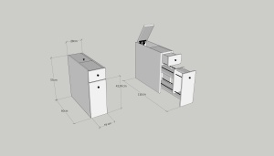 Cabinet de baie Smart - White - Img 5