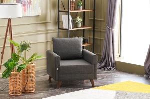 Canapea Bella Armchair - Anthracite - Img 1