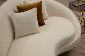 Canapea Eses - Cream Bouclett - Img 2
