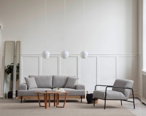 Canapea Eti Oak 3 Locuri -Grey - Img 1