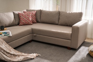 Canapea Extensibila Aly Right - Beige - Img 5