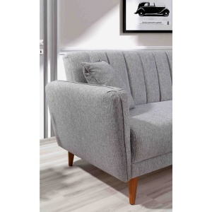 Canapea Extensibila Aqua Corner Right - Grey - Img 3