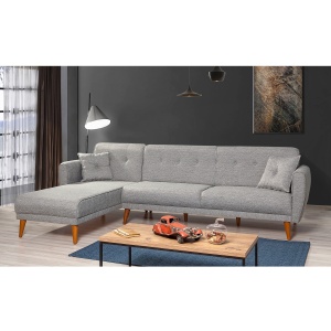 Canapea Extensibila Aria Corner - Grey - Img 2