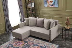 Canapea Extensibila Aydam Left - Cream - Img 2