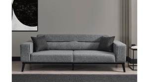 Canapea Extensibila Bali 3 Locuri - Light Grey - Img 1