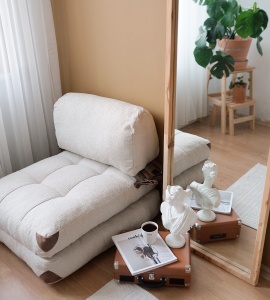 Canapea Extensibila Fold Teddy - Cream - Img 5
