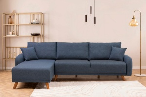 Canapea Extensibila Hera 2 Corner - Dark Blue - Img 8