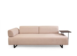 Canapea Extensibila Infinity with Side Masa - Beige - Img 4