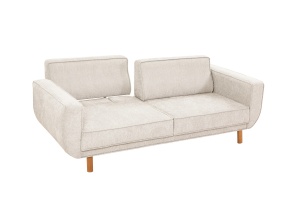 Canapea Extensibila Lorus Set - Oak, Cream - Img 6