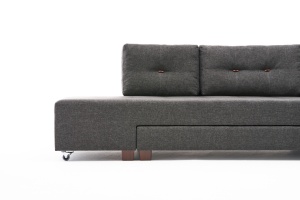 Canapea Extensibila Manama Corner Sofa Bed Right - Anthracite - Img 8