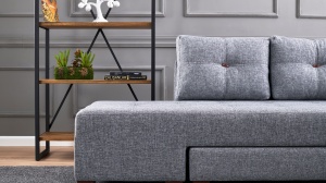 Canapea Extensibila Manama Corner Sofa Bed Right - Grey - Img 3