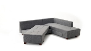 Canapea Extensibila Manama Corner Sofa Bed Right - Grey - Img 5