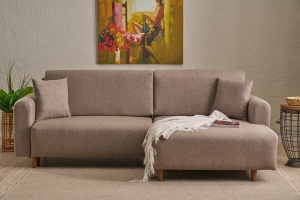 Canapea Extensibila Mane Right - Brown - Img 2