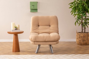 Canapea Extensibila Misa Small Solo - Cream - Img 2