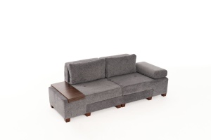 Canapea Extensibila Perenna Chenille - Grey - Img 7
