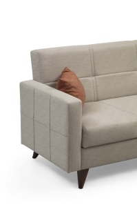 Canapea Extensibila Polya - Beige - Img 2