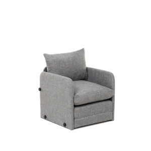 Canapea Extensibila Saga Single - Light Grey - Img 7