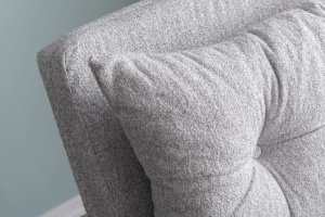 Canapea Extensibila Sando Single - Teddy Fabric - Grey - Img 6
