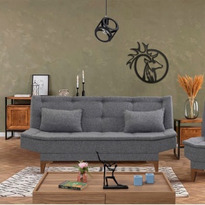 Canapea Extensibila Santo - Dark Grey - Img 2