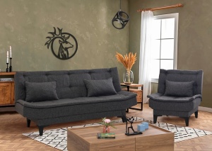 Canapea Extensibila Santo-S-1053 - Anthracite - Img 1