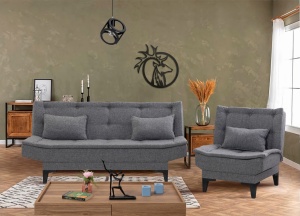 Canapea Extensibila Santo-S-94216 - Dark Grey - Img 2