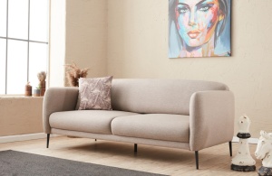 Canapea Extensibila Venus 3-Locuri - Cream - Img 2